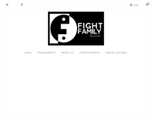Tablet Screenshot of fightfamily.com